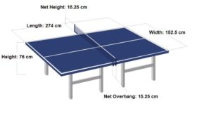 table tennis player & equipment